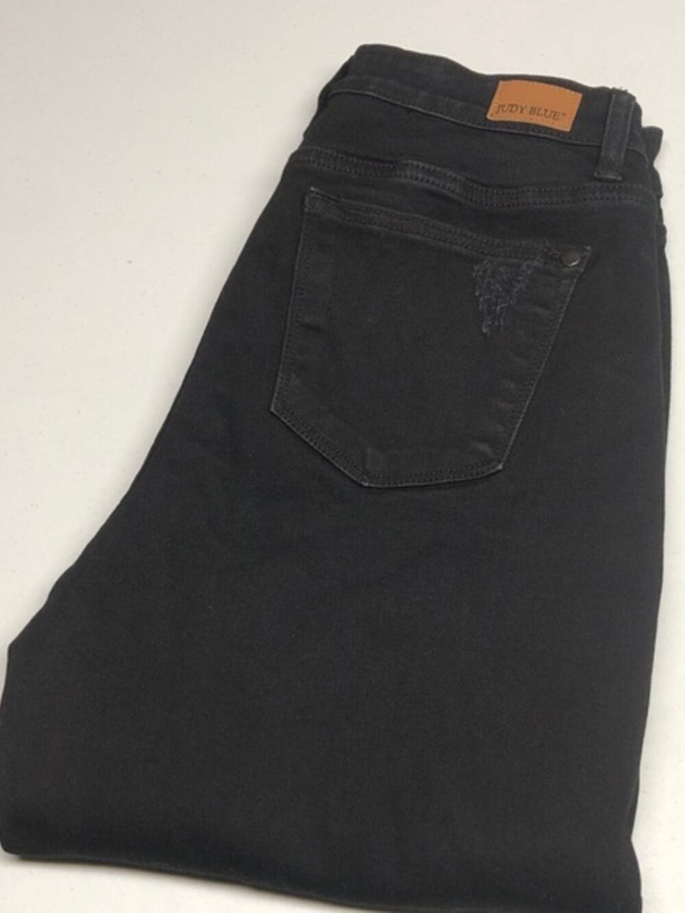 JUDY BLUE BLACKWASH DISTRESS BOYFRIEND FIT JEANS 9/29x28 ⭐️